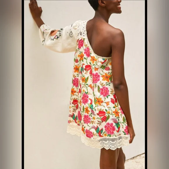 Farm Rio x Anthropologie Toucan Garden Dress - Picture 3 of 13